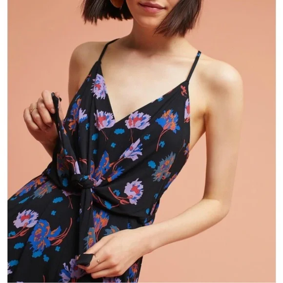 Anthro Moulinette Soeurs Willa Floral Jumpsuit Sz XL - Picture 2 of 7